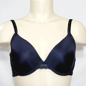 34DD‎ Calvin Klein QF1417 Signature Demi UW Bra Black NWT